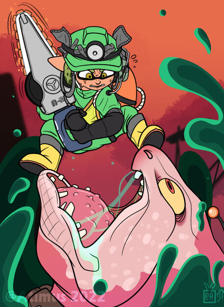 Splatoon OC Commission - 2021