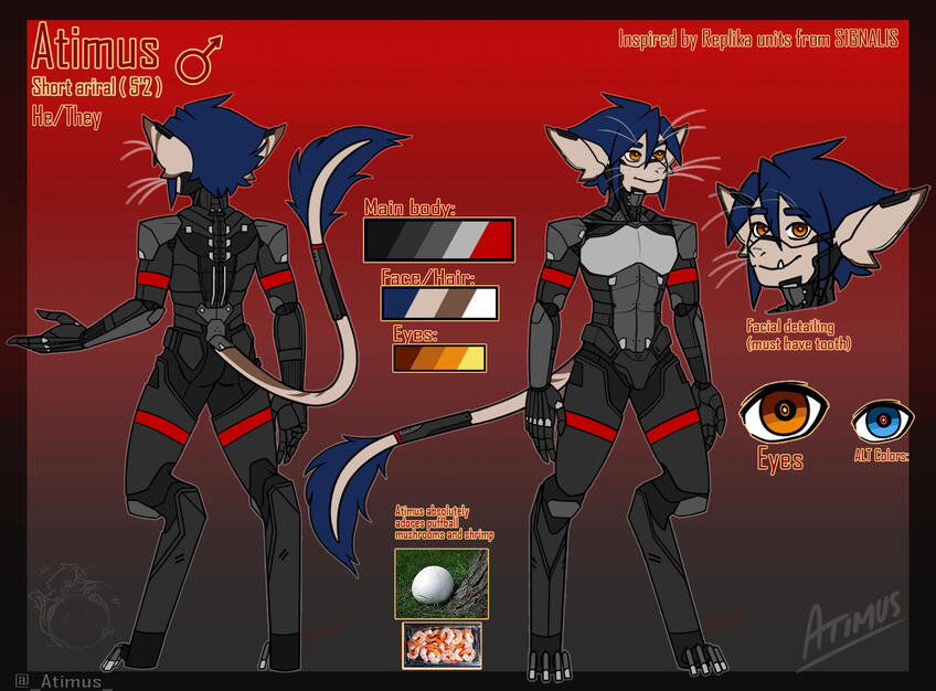 Atimus Ariral Ref Sheet - 2023