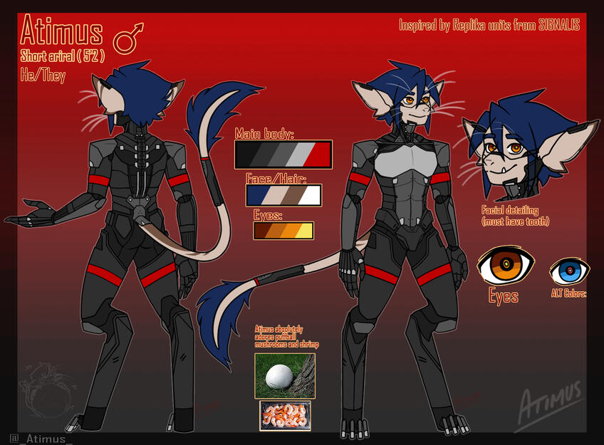 Atimus Ariral Ref Sheet - 2023